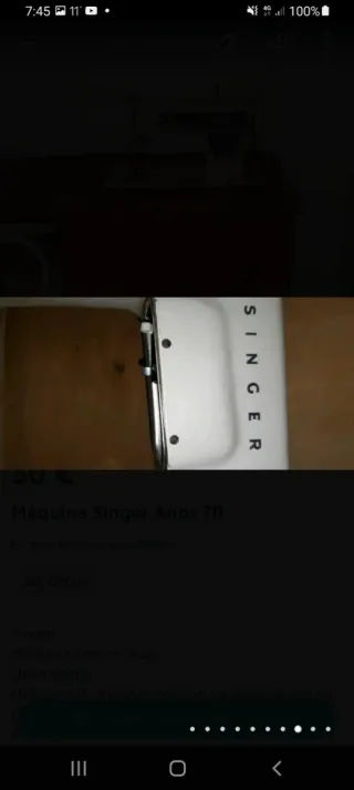 Máquina de coser Singer