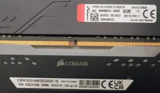 Lote 4x RAM DDR4 Corsair y HyperX