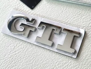 Logo GTI Parilla más Emblema Maletero Vw Golf Polo