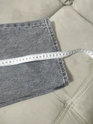 Stradivarius jeans donna a zampa grigi