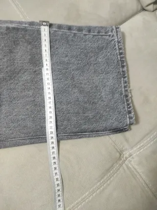 Stradivarius jeans donna a zampa grigi