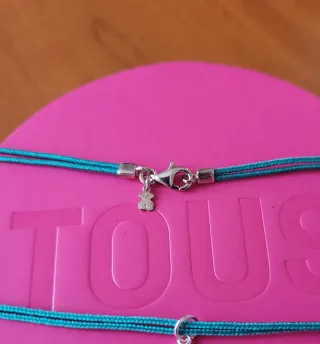 Collar Tous con letra M plata