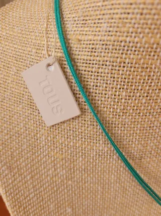 Collar Tous con letra M plata