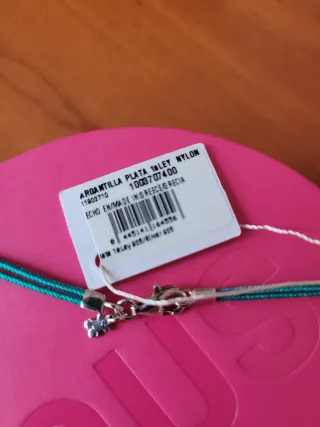 Collar Tous con letra M plata