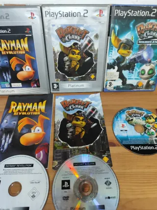 Lote 3 Juegos PS2 - Rayman y Ratchet