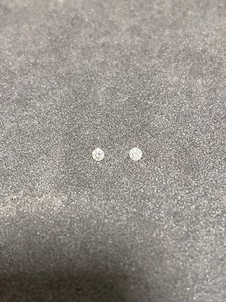 Pareja Diamantes Naturales 0.12ct