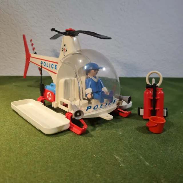 Playmobil 3144 Helicóptero Policía Vintage