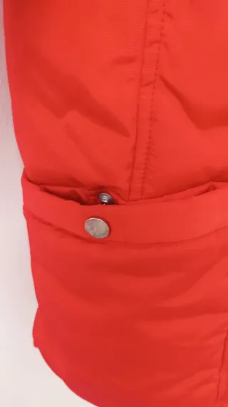 Chaquetón acolchado mujer rojo talla 48