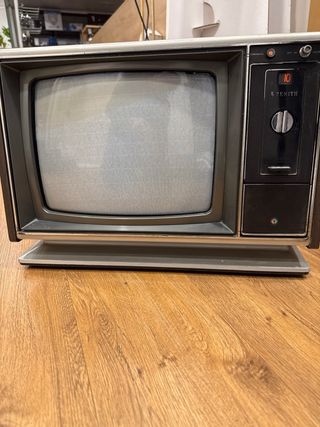 Televisor Zenith Vintage Portátil Funcional