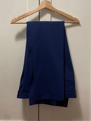 Traje Zara Slim Fit Azulón Hombre