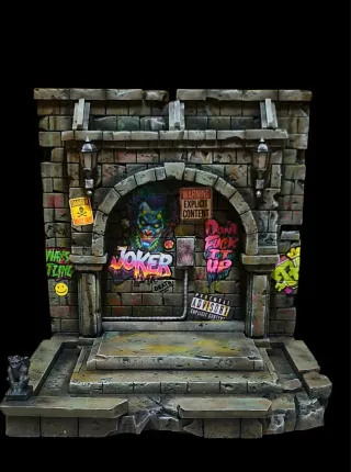 Diorama Batman  (Figura no incluida)