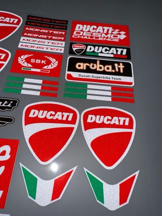 KIT PEGATINAS VINILO DUCATI MOTO PANIGALE MONSTER