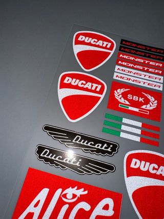 KIT PEGATINAS VINILO DUCATI MOTO PANIGALE MONSTER