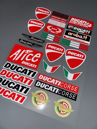 KIT PEGATINAS VINILO DUCATI MOTO PANIGALE MONSTER