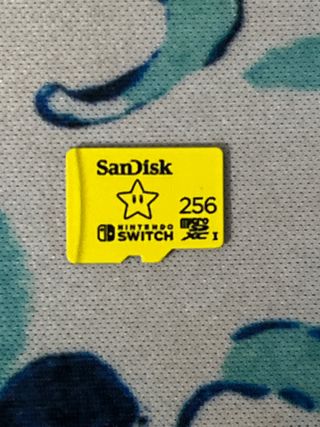 Tarjeta Micro SD SanDisk 256GB Nintendo Switch