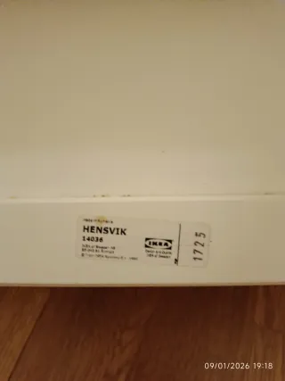 Cuna Ikea HENSVIK Blanca