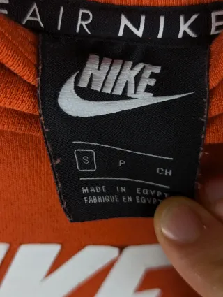 Sudadera Nike Air Burnt Orange Talla S