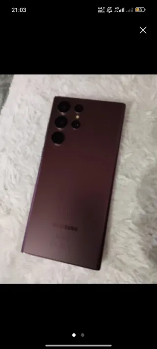 Samsung s22 ultra Móvil Morado/Marrón