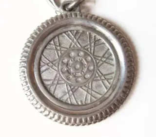 Llavero Moto Kawasaki Llanta Rueda Vintage