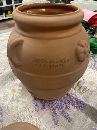Vaso Terracotta Olio del Chianti