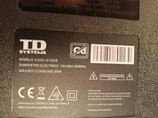TD Systems SmartTV 32 Negro