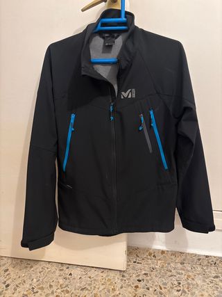 Chaqueta cortavientos Millet Negra