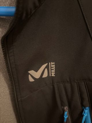 Chaqueta cortavientos Millet Negra