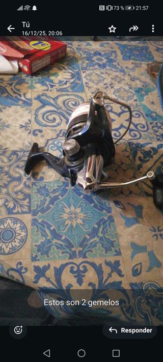 Carretes de pesca y bobinas adicionales