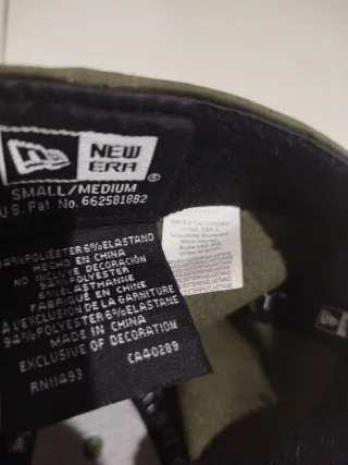 Gorra New Era NY Verde Militar Sin Estrenar