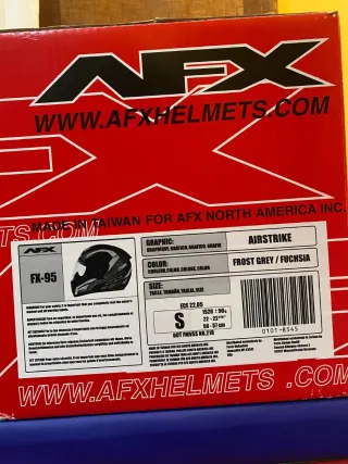 Casco AFX FX-95 Airstrike Talla S