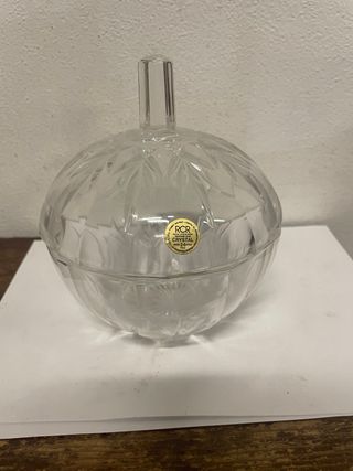 Vaso portaoggetti in cristallo RCR