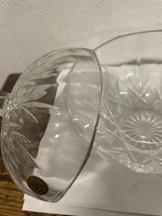 Vaso portaoggetti in cristallo RCR