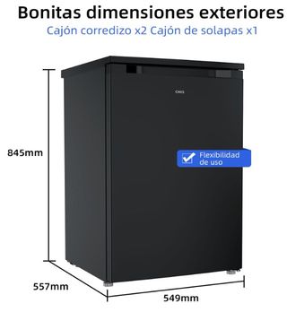 Congelador vertical CHIQ 85L