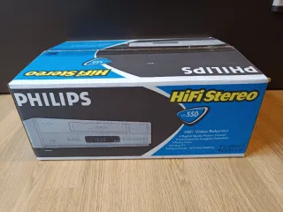 Vídeo VHS Philips HiFi Stereo VR550 Nuevo