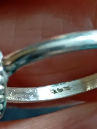 Anillo Plata Ley Amatista Morada