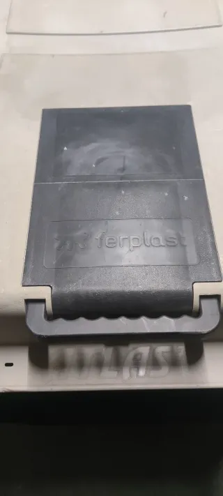 Transportín Plástico Mascota Negro/Gris