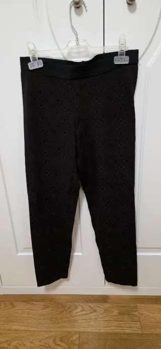 Pantalón Trucco Negro Estampado