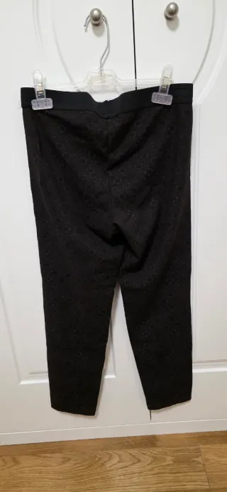 Pantalón Trucco Negro Estampado