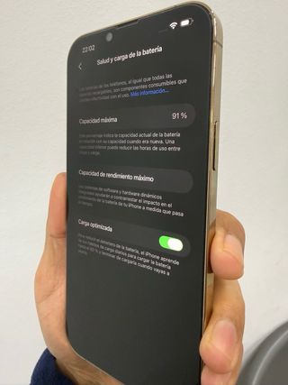iPhone 13 Pro Max 256GB 91% batteria