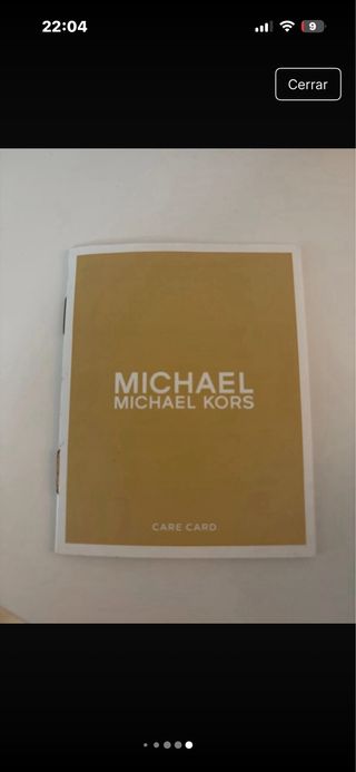 Bolso Michael Kors Blanco y Amarillo