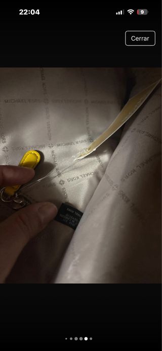 Bolso Michael Kors Blanco y Amarillo