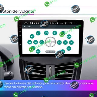 Radio Pantalla Carplay GPS USB para Peugeot 207