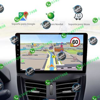 Radio Pantalla Carplay GPS USB para Peugeot 207