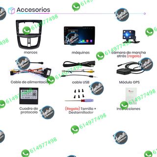 Radio Pantalla Carplay GPS USB para Peugeot 207