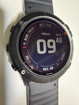 Reloj Garmin Fenix 6X Pro Solar Negro