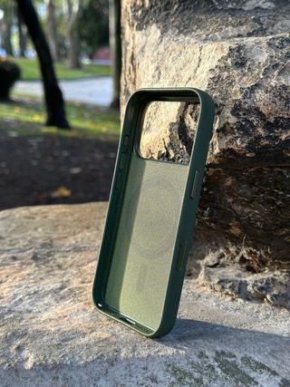 Funda iPhone 17 Pro TechWoven Verde