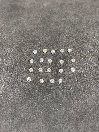 Lote 19 Diamantes Naturales 0.79ct