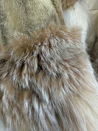 Abrigo de piel auténtica