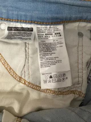 Pantalón Levi's 511 W32 L32 Hombre Azul claro