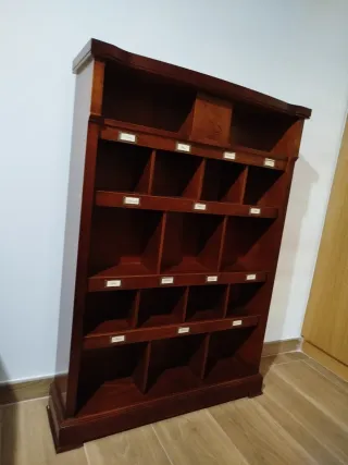 Estantería madera CD organizador